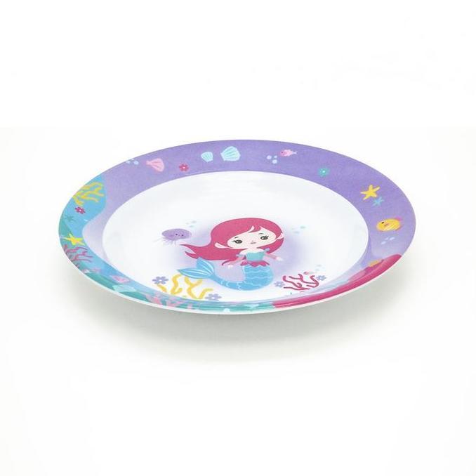 Allthebest- Onyx Seiv, Piring Makan Cekung 9 inch: Melamin, Aman untuk Makanan, Halal, 1809S Karakte