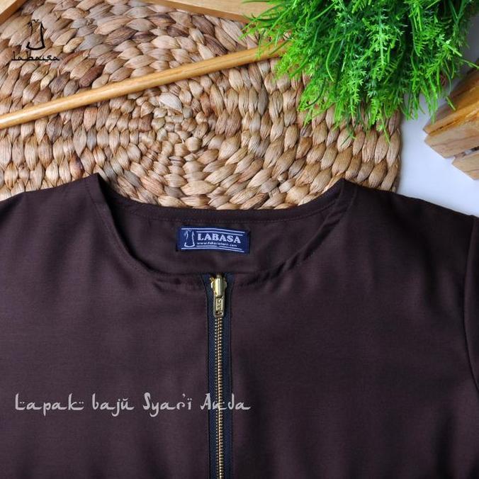 Labasa Gamis Syari Polos Toyobo Aneka Warna Gelap | Gamis Only Original