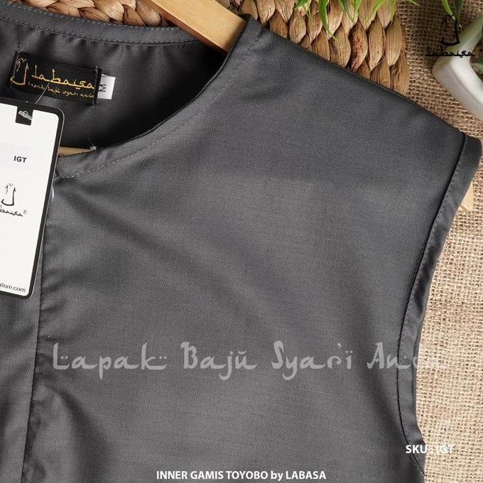 Inner Gamis Tanpa Lengan Polos Toyobo Sarah Series | Inner Dress Tanpa Termurah