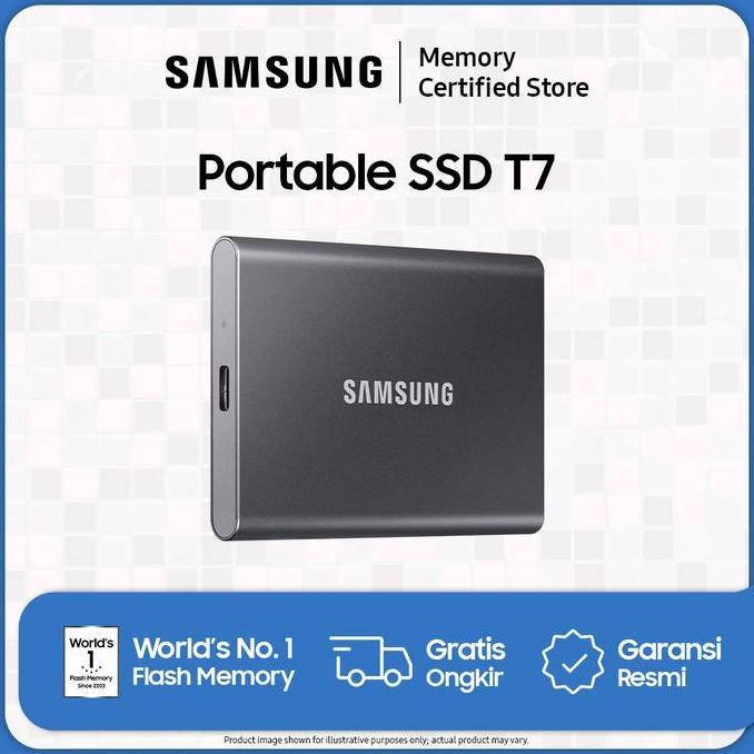 Saverain- Samsung Portable Ssd T7 Usb 3.2 Gen 2 - Ssd Eksternal - 1Tb / 2Tb / 4Tb