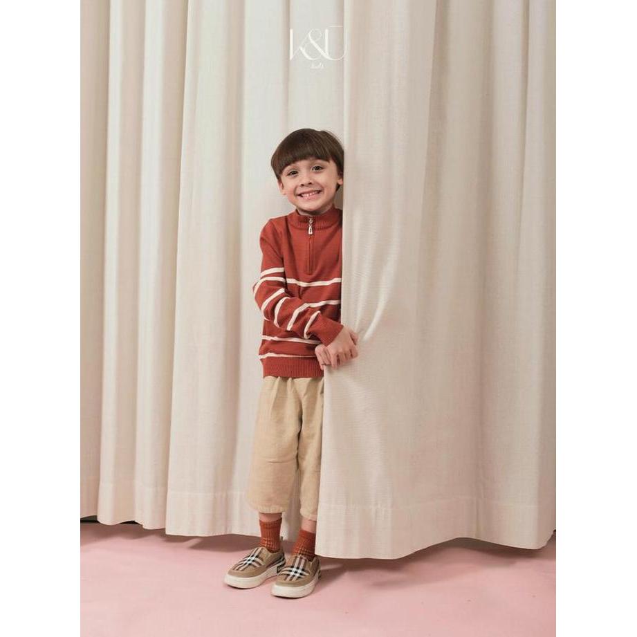 KUKAI Kids | Dante Sweater - Sweater Rajut Anak Laki-laki - Sweater Knit Anak Laki-laki - Kids Knit 