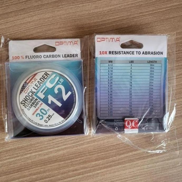 Langsungdapat- Shock Leader 100% Fluorocarbon - Optima