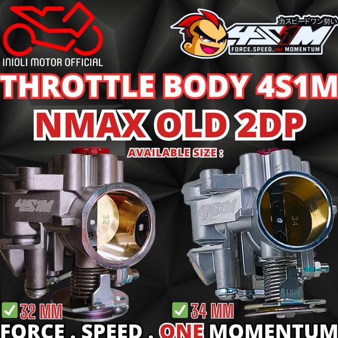 THROTTLE BODY TB 4S1M NMAX 155 OLD N-MAX N MAX 2DP TB RACING 4S1M 30MM 32MM 34MM 36MM 30 32 34 36 MM