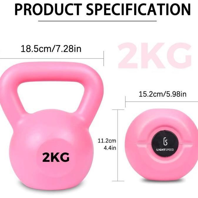 Whynottt- Lightspeed Kettlebell 2 Kg/Barbell 2 Kg/Dumbell / Barbel / Dumbell 2Kg