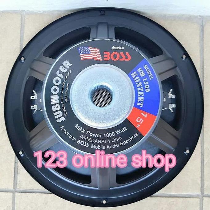 Speaker Subwoofer Americanboss 15 inch doublecoil 400 watt terlaris