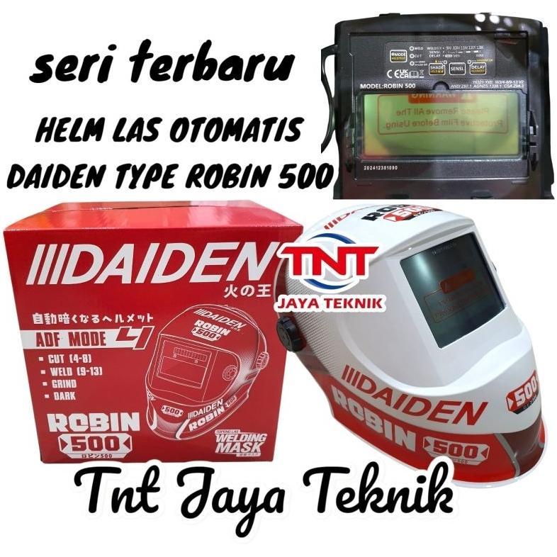 HELM LAS OTOMATIS DAIDEN ROBIN 500 / KEDOK LAS / TOPENG LAS OTOMATIS AUTO DARK DAIDEN ROBIN 500