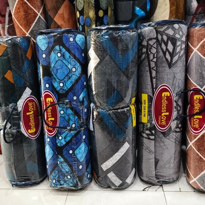 Endless Love 190X220+Tas / Karpet Busa Malaysia Extra Tebal 23Mm Ukuran Besar 1,90X2,20 Meter