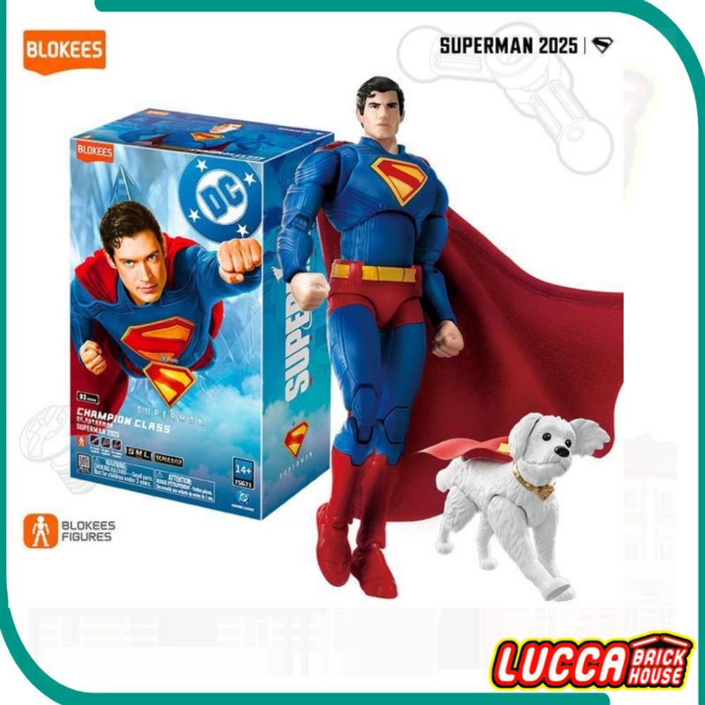 Blokees Superman 2025 Champion Class DC Studios Koleksi Action Figures