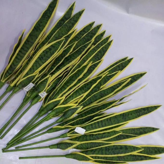 Daun Lidah Mertua Latex Artificial