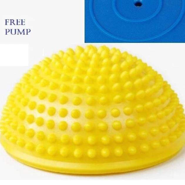 Whynottt- Balance Yoga Ball Half Inflatable