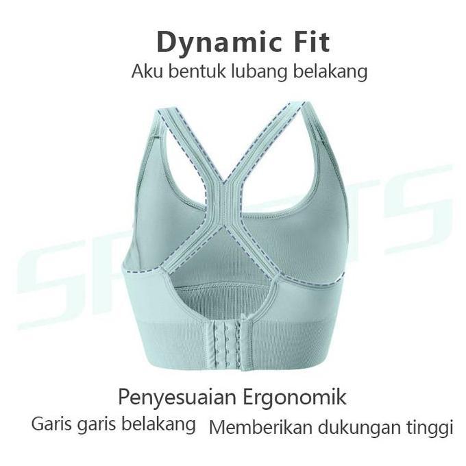 Lansungkirim- Sport Bra Tanpa Kawat Sport Bh Gym Bra Wireless Sport Bra Olahraga Baju Fitness Wanita