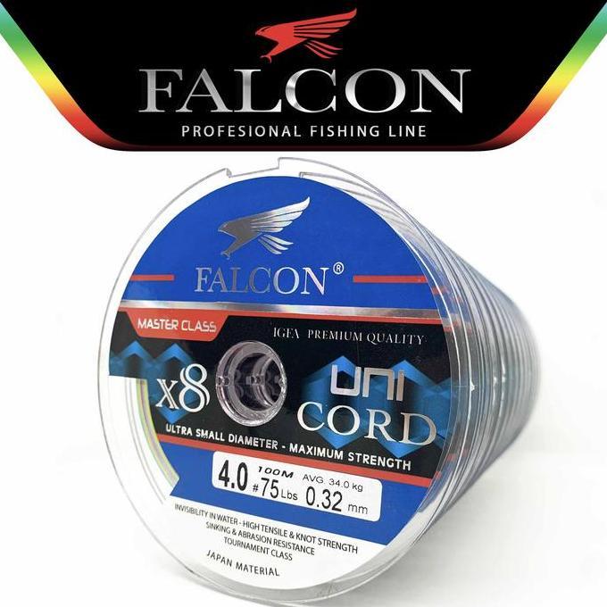 TERBARU - Senar PE X8 Falcon Uni Cord 100M Connecting