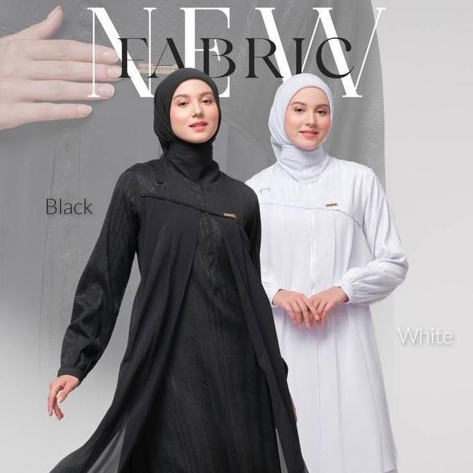 Rauna RGD 83 C Gamis Wanita Dewasa Polos Terbaru - Busui & Wudhu Friendly - Cantik