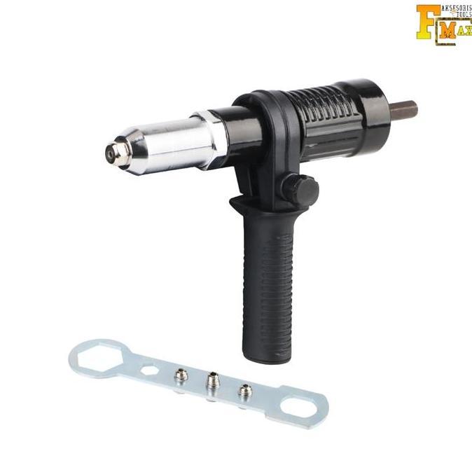 Yukbisa- Tang Ripet Bor Listrik Adapter Tang Rivet Adaptor Rivet Gun
