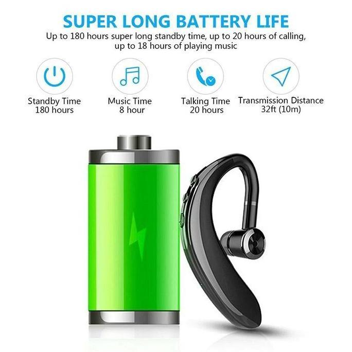 ORI HEADSET BLUETOOTH WIRELESS EARPHONE ANDROIDBLUETOOTH Hedset Bluetooth Nirkabel dengan Mikropon G