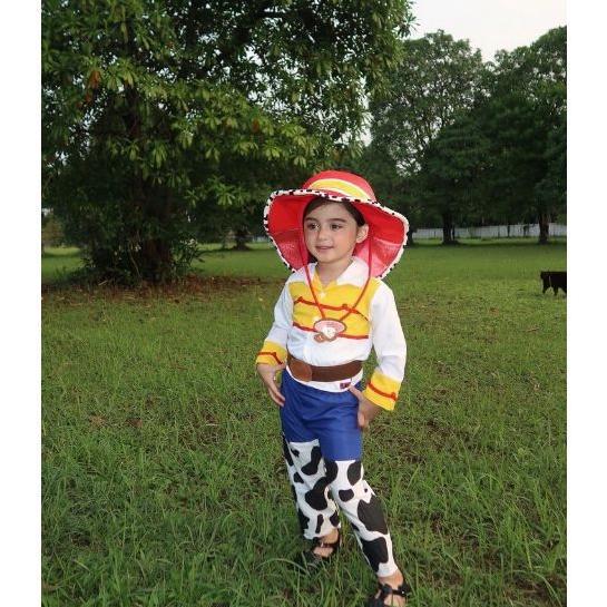 Terbaru Kostum Anak Toy Story Free Topi/ Kostum Koboi Woody Cowok / Baju Koboi Jessie Anak Bayi
