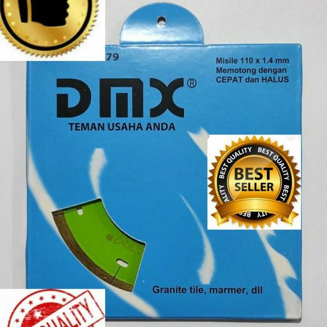 Powerx- Pisau Potong Keramik Dmx 4" Asli Ori 100% Utk Granit Granite Marmer