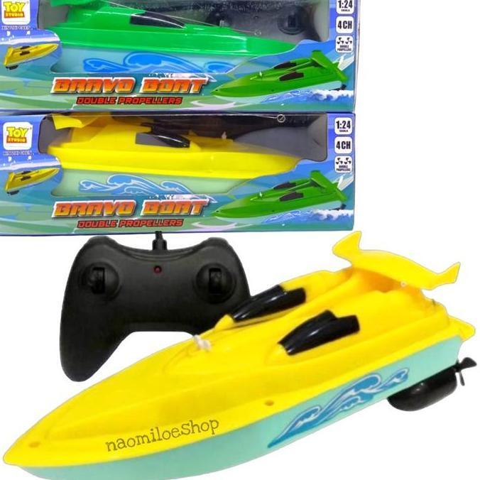 Lansungkirim- High Speed Boat Rc Mainan Anak Rc Kapal Speed Boat Radio Remote Contro