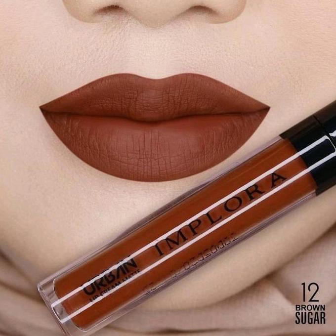 Lansungkirim- Paket Ombre Hemat Implora Dusky Nude & Brown Sugar - Ombrelips Lipcream Lipstick Lip C