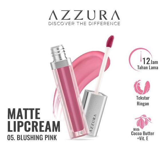 Lansungkirim- Azzura Matte Lipcream | Lipstik Matte Lip Cream