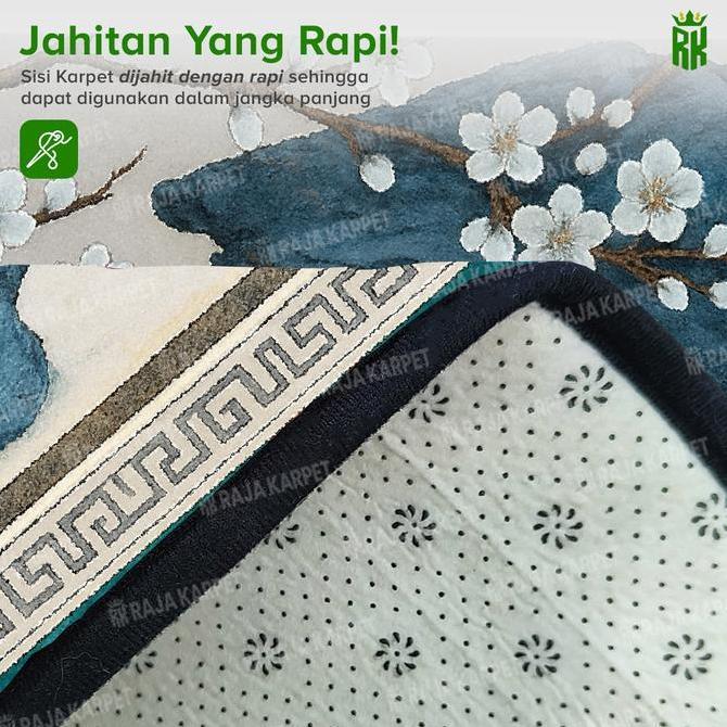 Raja - Karpet Lantai Karpet Ruang Tamu Desain Modern Estetik Elegan