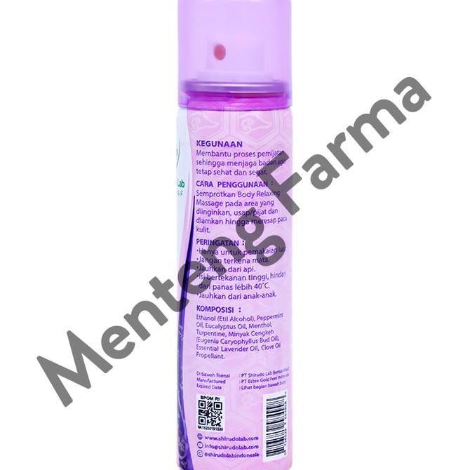 Promo Shirudo Lab Body Relaxing Massage Spray Lavender 100 Ml - Body Relaxant Relaksasi Otot