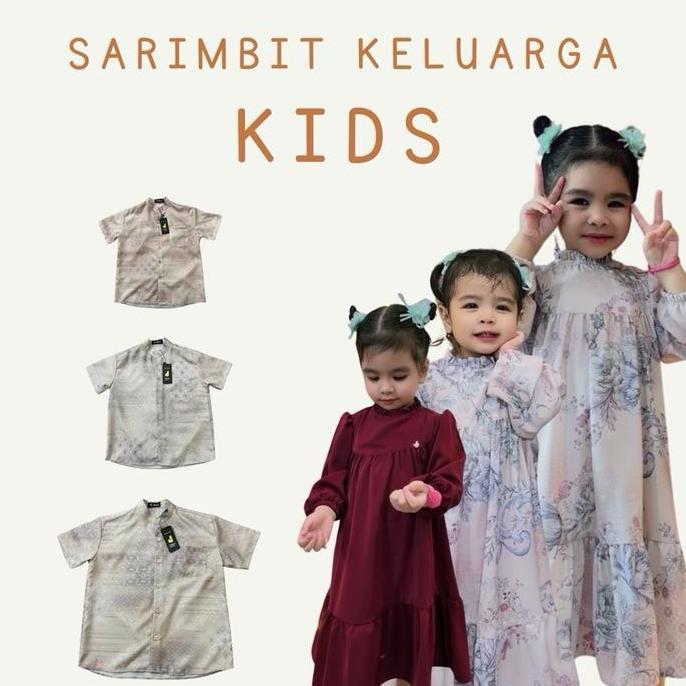 By Dolla - Sarimbit Kids Kode KS- Baju Lebaran Anak Kembaran -