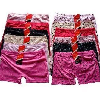 BOXER WANITA DEWASA CD BOXER WANITA KAIN SOFT KATUN NYAMAN