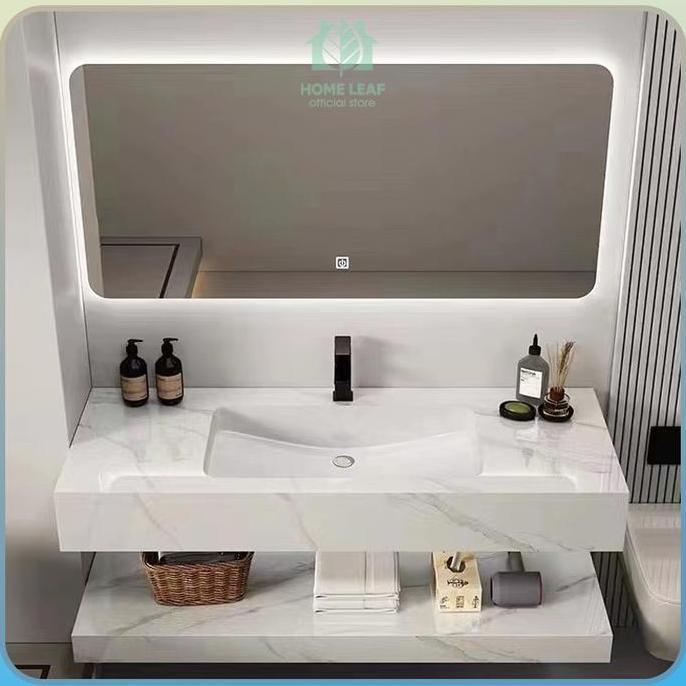 Cabinet wastafel Wastafel Kabinet Set Rock Beam Stone wastafel cabinet Kabinet Wastafel Kamar Mandi 