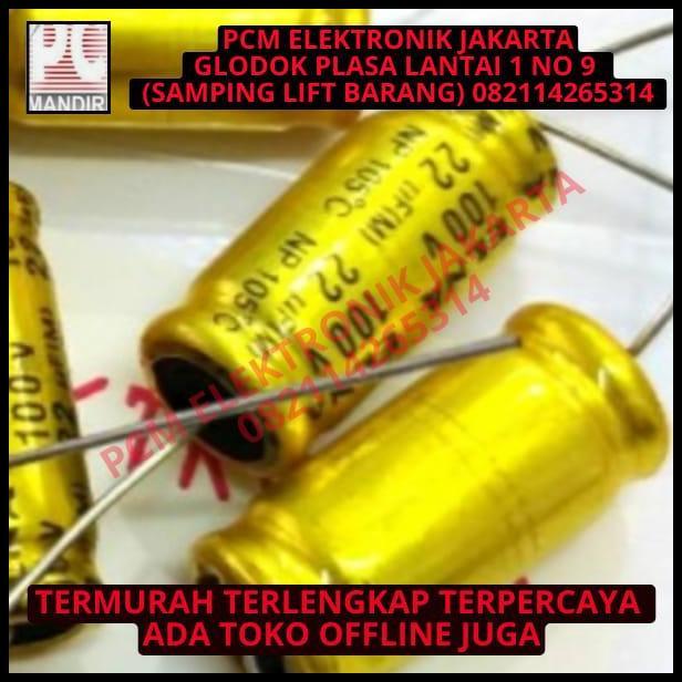 DISKON KAPASITOR CAPACITOR ELCO NONPOLAR NON POLAR NP ELNA 47UF 100VOLT 