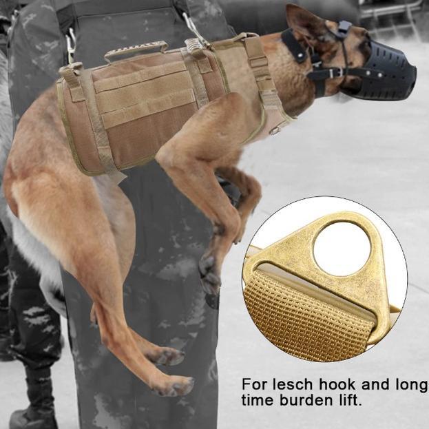 [SF] Multi Outdoor Dog Vest Harness Rompi Anjing Polisi Military K9 Protect