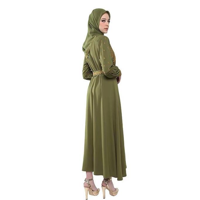 ABAYA HIKMAT FASHION ORIGINAL A3845