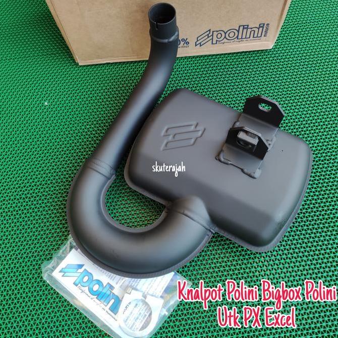 Knalpot Racing 150 CC Bigbox POLINI Italy Untuk Vespa PX Excel dkk
