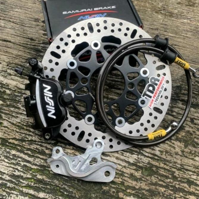 PAKET MIO SPORTY 5TL KALIPER 2P NSSN SAMURAI+DISC+SELANG REM DEPAN MIO SPORTY 5TL