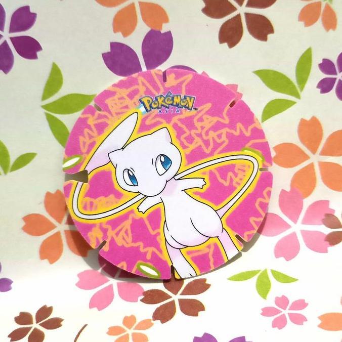 mew chiki balls pokemon coin tazos