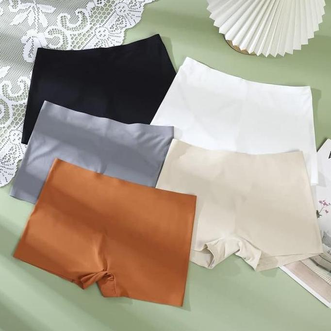 Boxer Cewek Celana dalam wanita seamless CD Wanita anti jiplak bahan licin melar