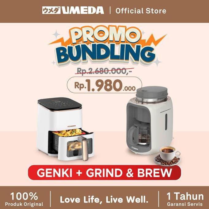 Grosir [Promo Bundling] Umeda Genki + Grind & Brew