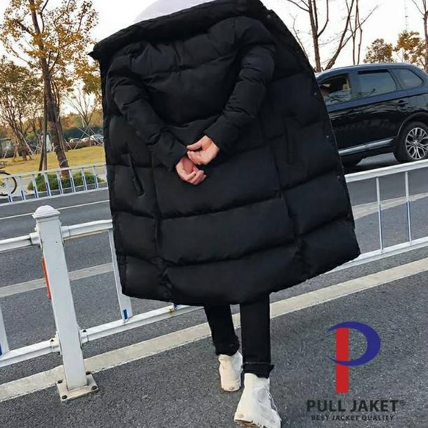 MURAH Jaket panjang musim dingin pria / mantel bulu musim dingin/ long coat pria