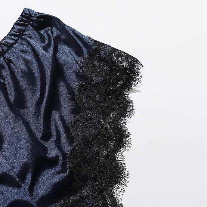 [ Happy Girl Shop ] Stelan Nightwear 4IN1 Style Eropa Romantic Lingerie Premium Looks Elegan Full Se