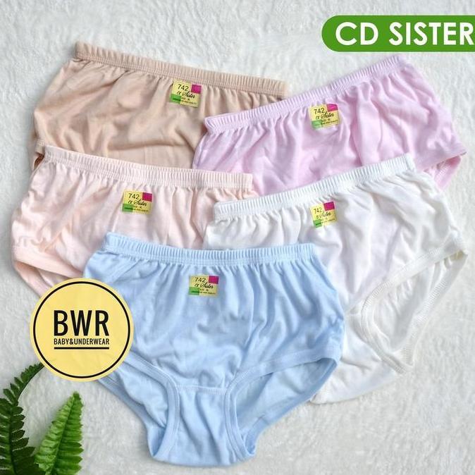[ 3pc ] CD SISTER | CD SISTER | CELANA DALAM WANITA MURAH | CD ADEM | Bwr Mart Grosir