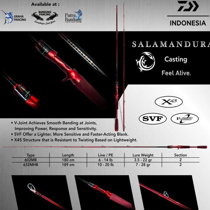 ROD / JORAN DAIWA SALAMANDURA BAIT CASTING (BC)