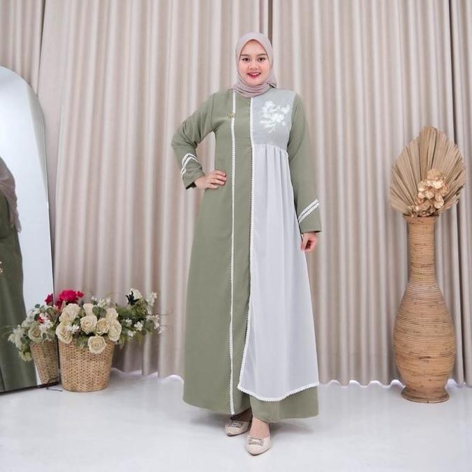 Gwenza - Larissa  Gamis Dewasa - Muslim Wanita