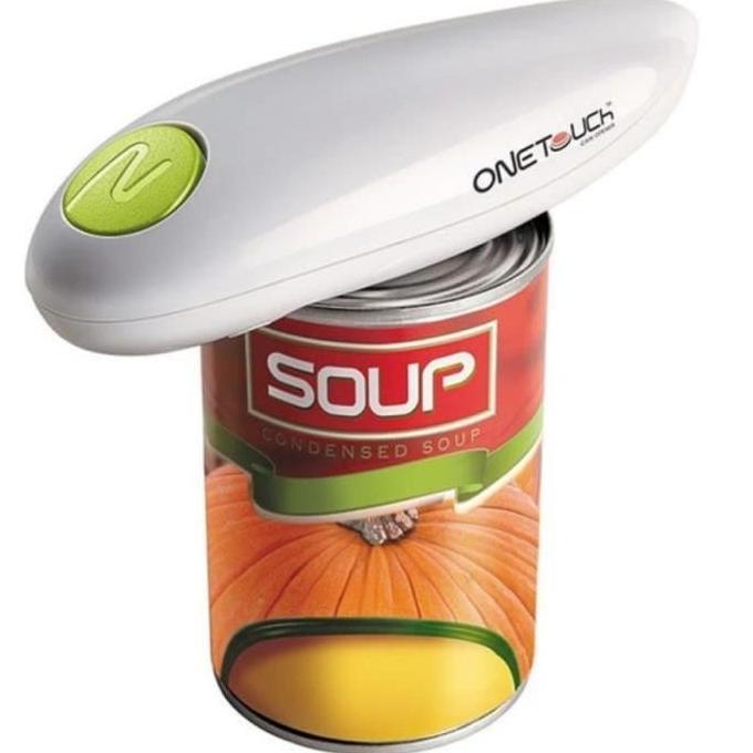 One Touch Can Opener - Alat Pembuka Kaleng Otomatis - Pembuka Kaleng