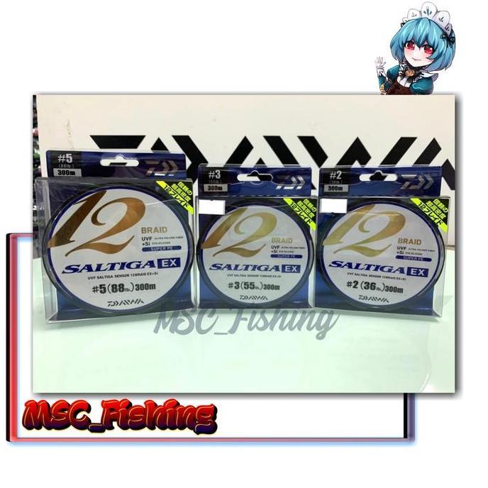 Senar PE Daiwa Saltiga Sensor UVF X12EX+SI 200M/300M #0.6-6