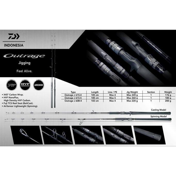 ROD DAIWA OUTRAGE JIGGING J60B-4 (OH)
