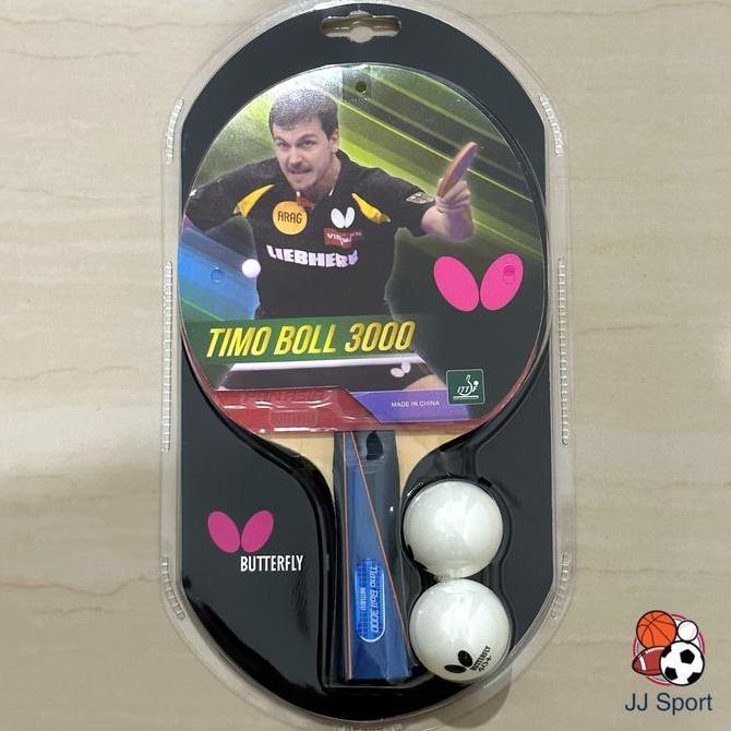 Bet Pingpong Bat Pingpong Butterfly TIMO BOLL 3000 ORIGINAL