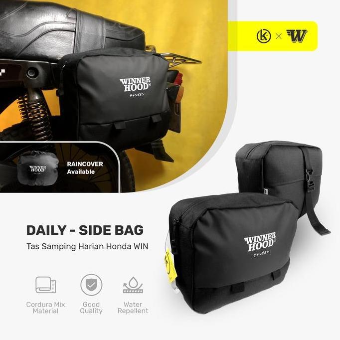 WINNER HOOD - SIDE BAG ( Tas Pannier Harian - Motor Honda WIN 100 )