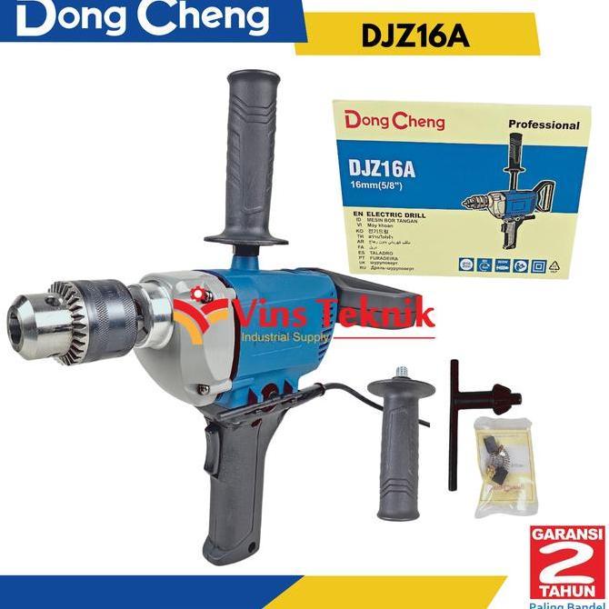 Mesin bor tangan 16mm DJZ16A DONGCHENG DJZ 16 A hammer drill