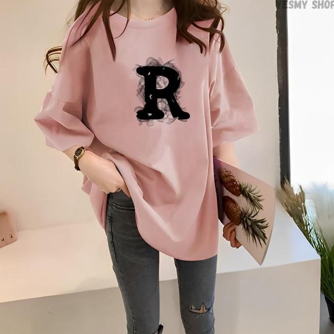 OOTD COD Kaos T-shirt Oversize Wanita - Kaos Distro WANITA - Kaos Streetwear Oversize - Baju Kaos Di