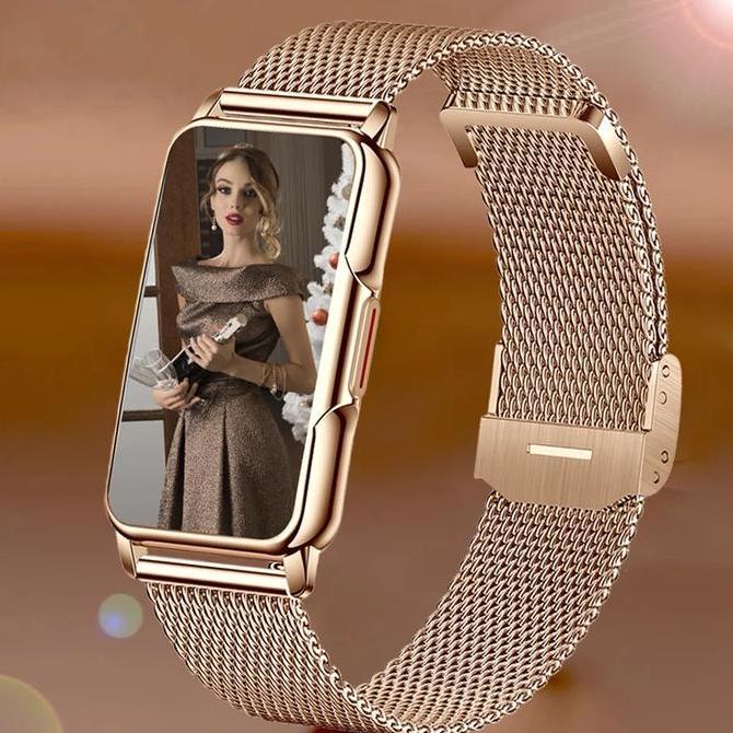 LIGE Lige Jam Tangan Pintar Anti air Call Reminder Musik Kontrol Pedometer Kalori Tampilan Fashion W